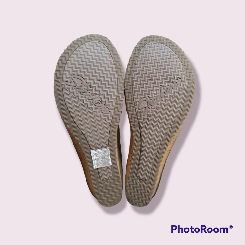 Cali Sandals by Skechers Luxe Foam Stretch Wedge - Picture 2 of 10